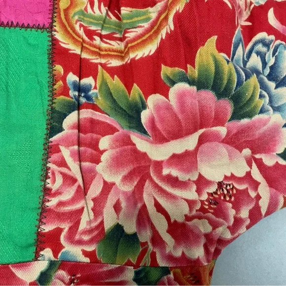 Colorful Floral Patchwork Jacket - Picture 7 of 16